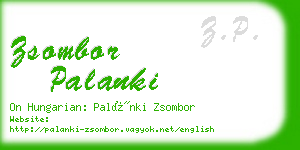 zsombor palanki business card